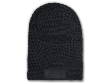 Black Crochet Balaclava