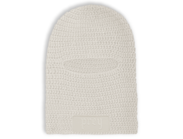 Cream Crochet Balaclava