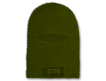 Olive Crochet Balaclava