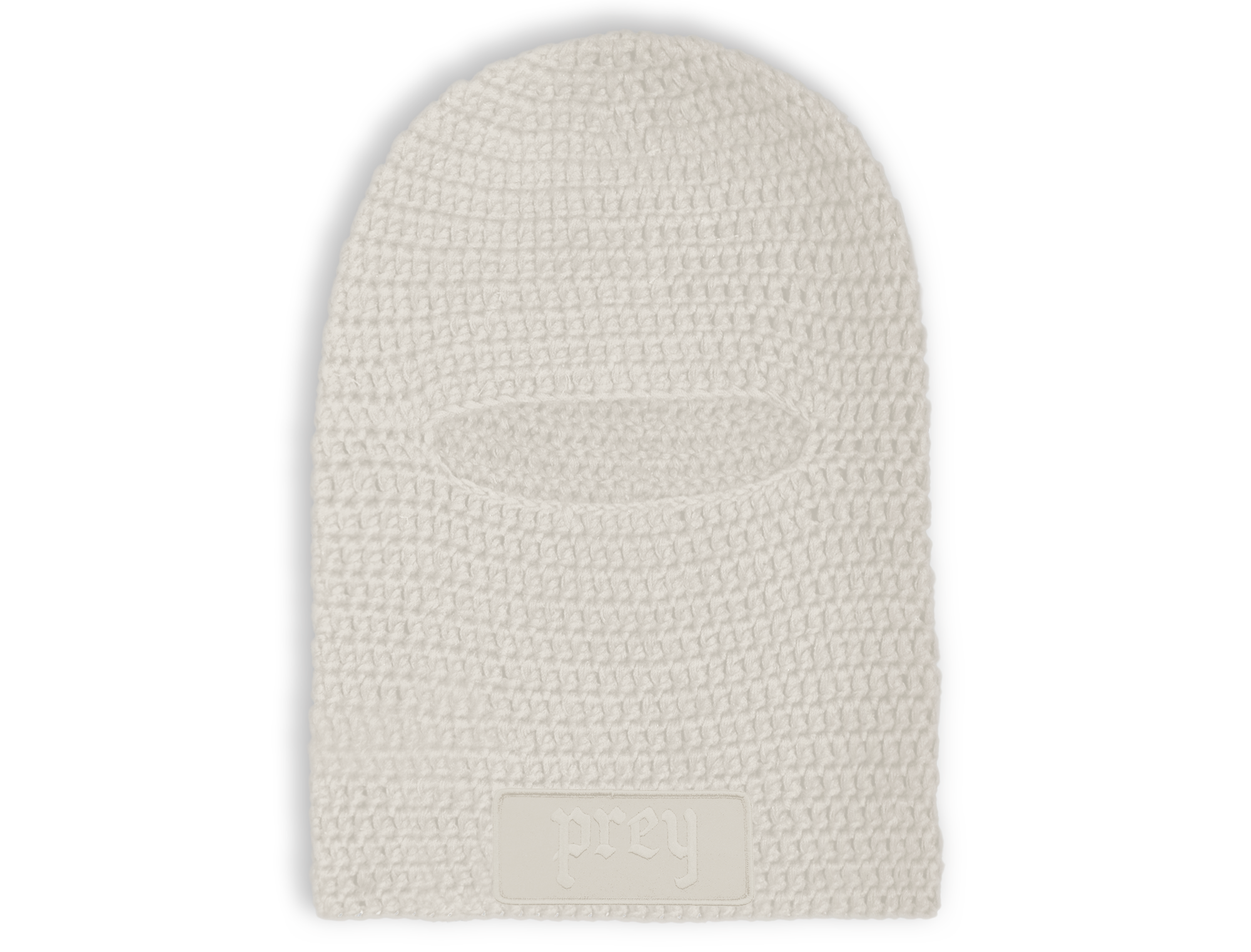 Cream Crochet Balaclava