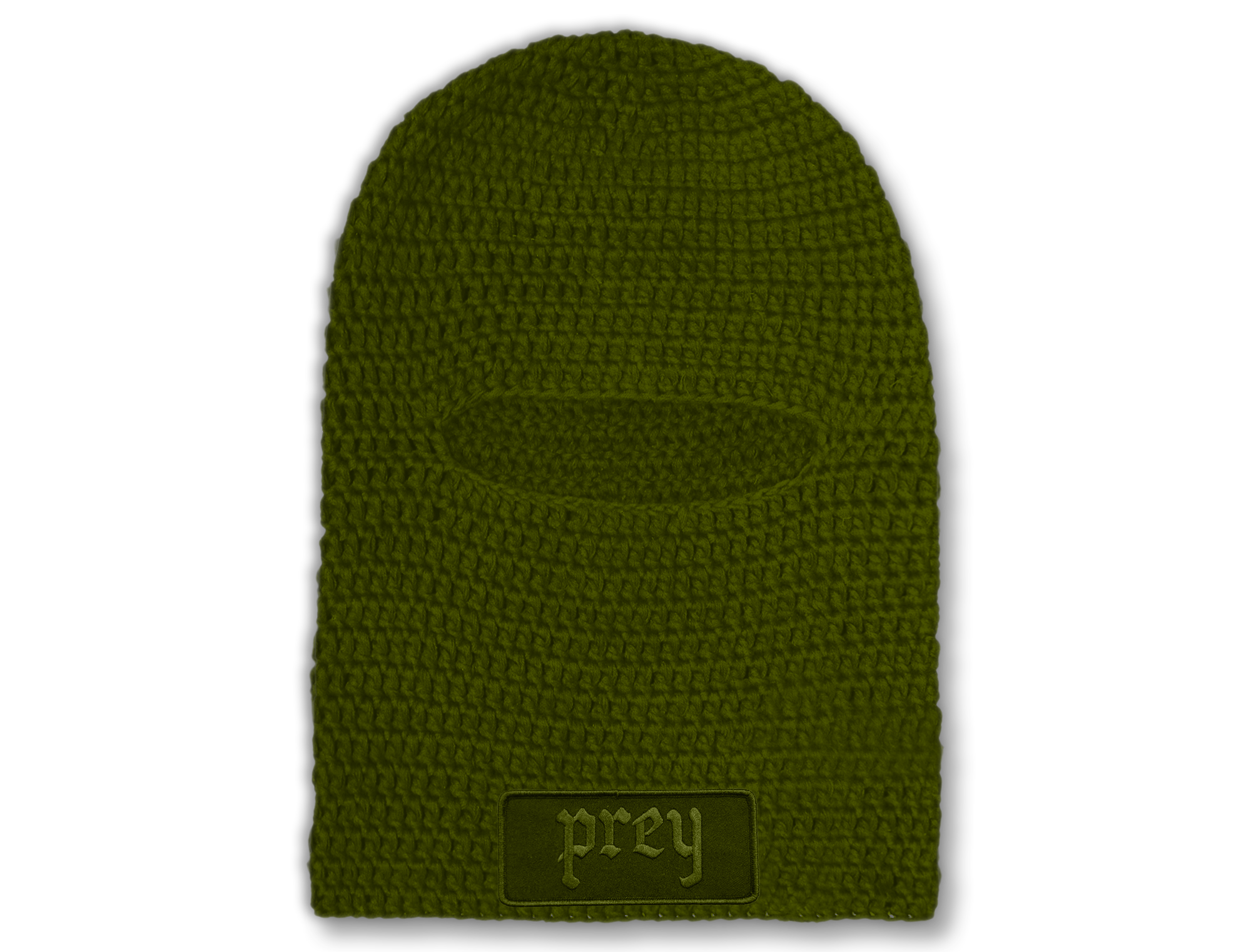 Olive Crochet Balaclava