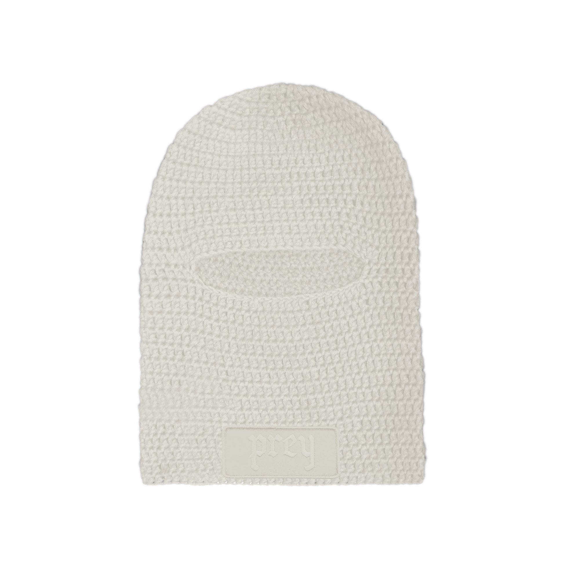 Cream Crochet Balaclava - PREY USA